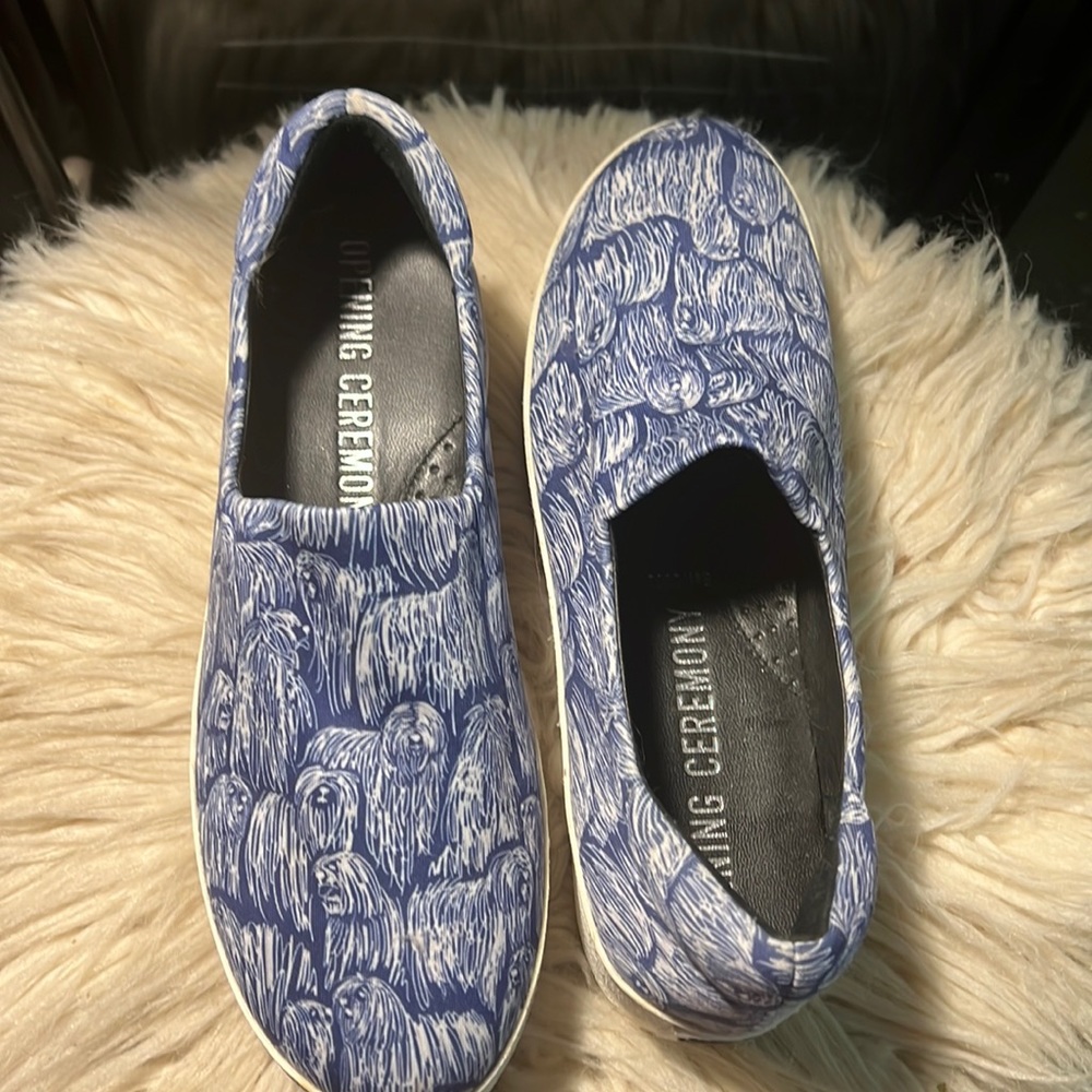 Opening Ceremony sneakers with dog print